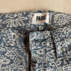 Paige fitted jeans, size 25.